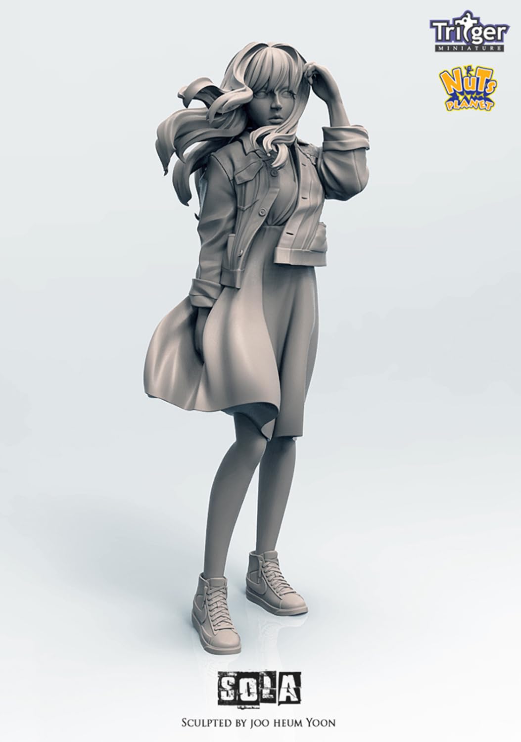 Amazon | ナッツプラネット 1/35 北風にあおられるソラ レジンキット