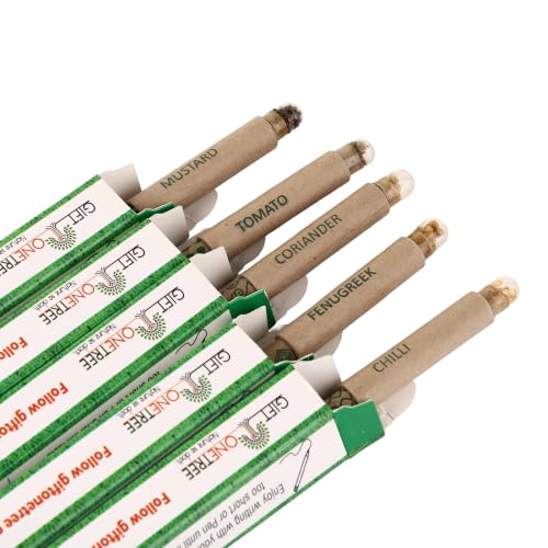Image of GIFTONETREE Eco Friendly Plantable Seed Pens | Return Gift | Corporate Gifting | Best for Distributing in School (Multi-Design Pen in Box, 15, count)