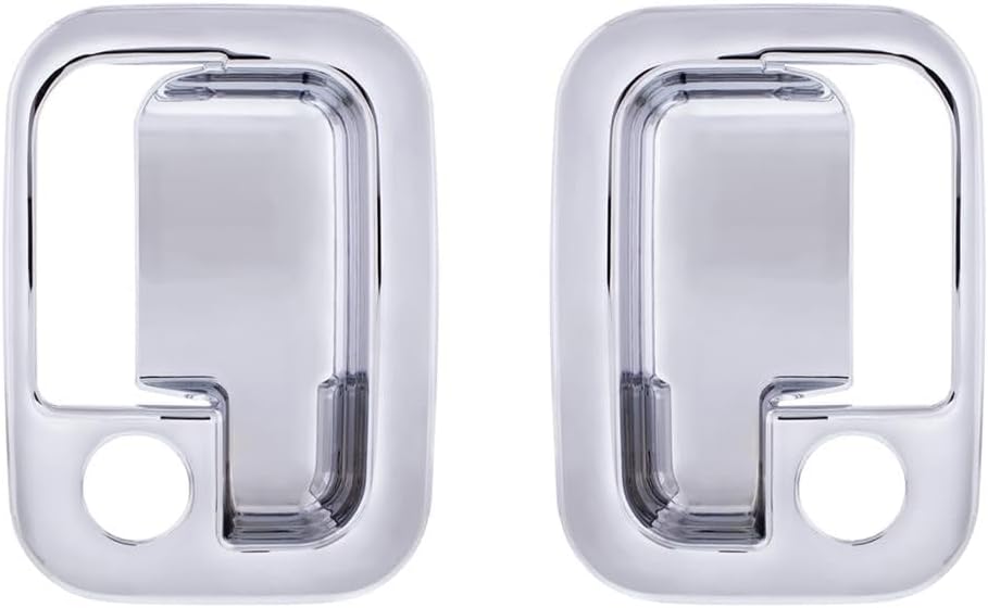 CTW Chrome Door Handle Trim Cover fits Peterbilt & Kenworth 2005+ Driver & Passenger