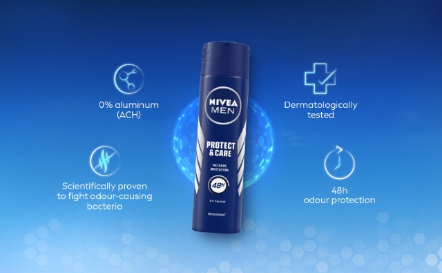 NIVEA Men Cool Kick Spray Déodorant En Lot De 6 X 150 Ml Déodorant Pour