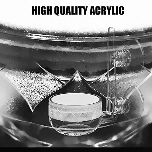 YzDnF Luchtstenen  Bubble Diffuser Air Refiner Nano Air Disc lage druk Ultra Micro Air Stone met zuignap voor hydrocultuur systemen, Aquarium (Kleur: helder, grootte: 35mm) - Afbeelding 4