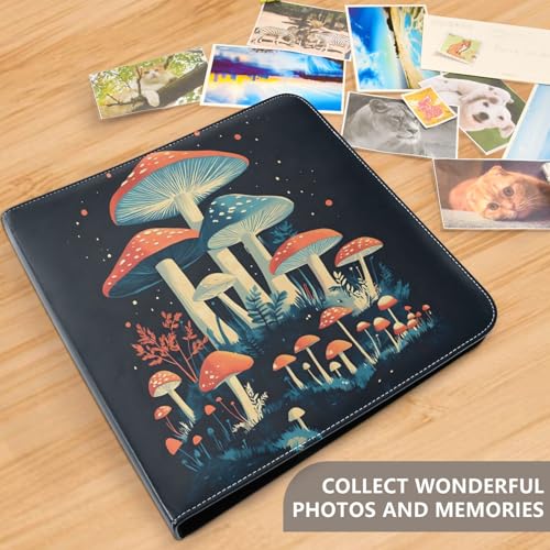 Álbum de Fotos con Cubierta de Poliuretano, 20 Páginas Autoadhesivas, para Fotos de 3x5, 4x6, 5x7 y 8x10 pulgadas, Ideal para Scrapbooking DIY miniatura 5
