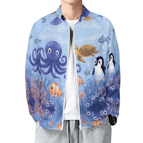 Veste d'extérieur Homme contre le Vent - Blouson Léger Zippé