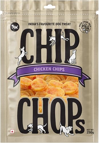 Image of Chip Chops Chicken Chips Coins Dog Treats High Protein Dog Treats for Training & Reward, Healthy Low Fat Dog Snacks, Easily Digestible Pet Treats for All Dog Breeds 250g Pack