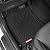 Motor Trend FlexTough Performance All Weather Rubber Car Floor Mats - 3 Piece Floor Mats Automotive Liners for Cars Truck SUV, Heavy-Duty Waterproof (Black)