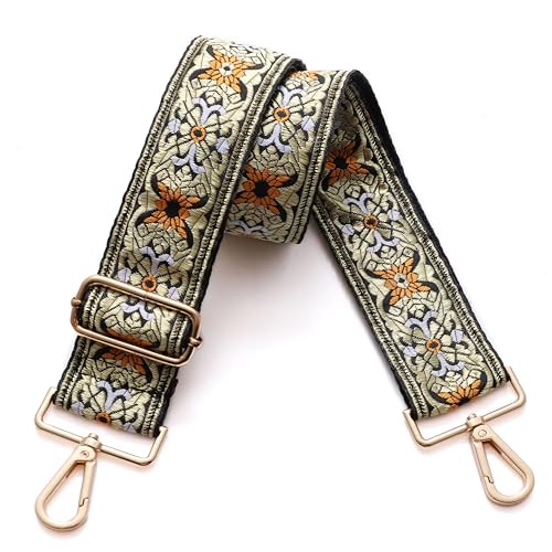 Image of S-Jacorry Purse Strap Replacement Crossbody Wide Shoulder Strap Adjustable Canvas Straps Handbag Strap Replacement Belts
