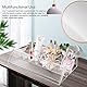 ToyaJeco Acryl-Gürtelorganizer, 7 Fächer Gürtel Aufbewahrungshalter für Closet Drawer, Klar Gürtel Box Container Display Case mit Display Stand für Krawatte Fliege Schmuck Uhr(7 Gitter)