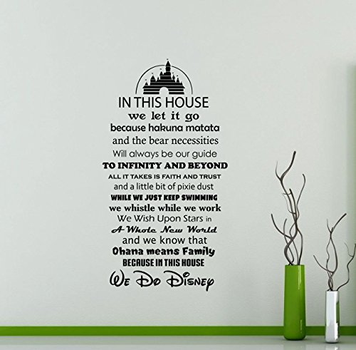 Vinilo decorativo con frase para pared y decoración infantil