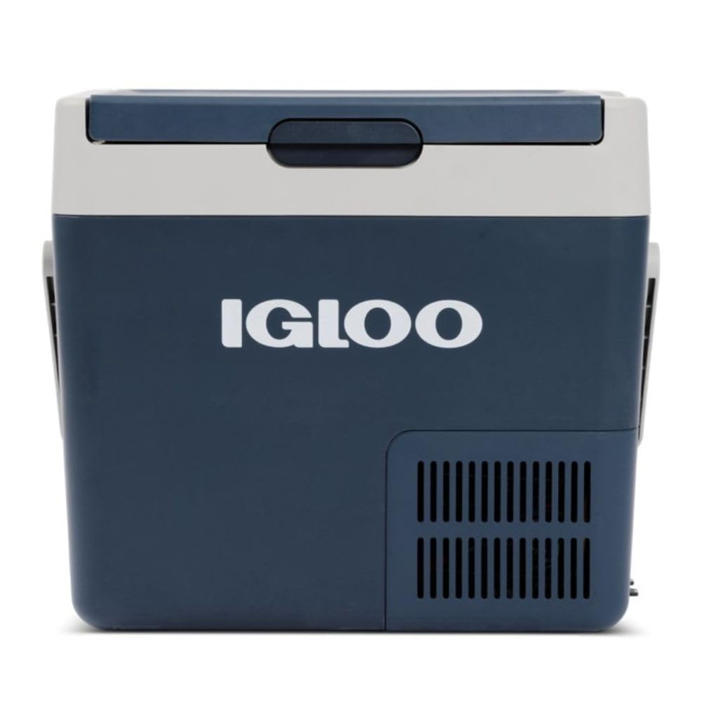 Igloo ICF18 - Tragbare Kompressor Kühlbox 19L - 12/24V 230V - Elektrische Kühlbox -18 °C bis 20 °C - Mini Kühlschrank, Gefrierbox für Camping, Auto