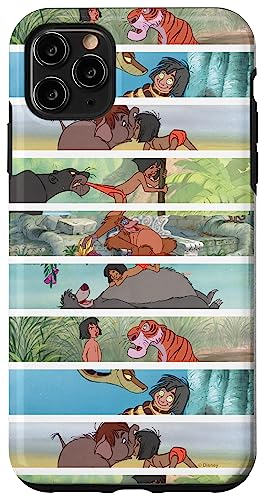 Coque iPhone 11 Pro Max Disney antichoc Le Livre de la Jungle Mowgli rigide