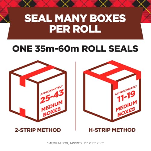 Scotch Commercial Grade Packing Tape, 1.88 in x 54.6 yd, 1 Disp. Roll - image 3