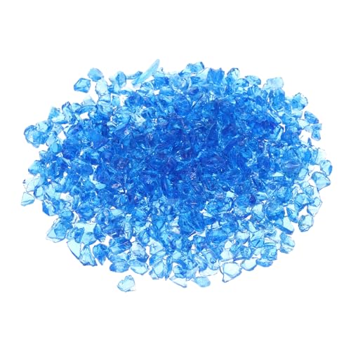 QUARKZMAN 0,66 Pfund Feuerglasstein, 6-9mm Hochglanz reflektierende...