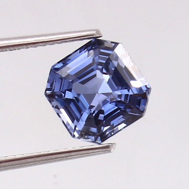 Pierre gemme saphir bleu ceylan en vrac 9x9mm pour fabrication de collier et bague DIY