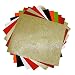 Craftweeks HTV RED & GOLD THEME (10" x 12", 12 pack 8 assorted colors w/ Glitter) Heat Transfer Vinyl Sheet Bundle for DIY Gift Tees, Matching Clothes Outfits for Twins, Family, Couples