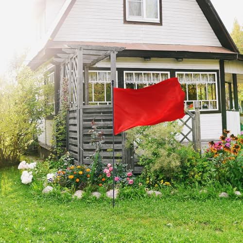 Mât de drapeau en acier inoxydable POPETPOP support robuste extérieur pour cour d'école - 6