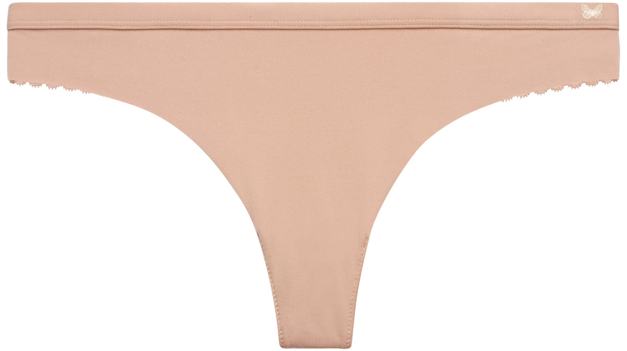 Jessica Simpson Bragas para mujer, paquete de 6 unidades, ropa interior de microfibra de encaje sin costuras para mujer (S-XL)