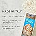 DeLallo, Italian Pizza Dough Kit, Pizza Crust Mix for Garlic Knots, Calzones, and Breadsticks, 00 Superfine Flour, Includes Instant Yeast Packet, Non-GMO, 17.6 oz Bag, (2 Pack)