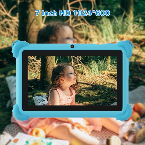 Image of C idea 2025 Kids Tablet, Tablet for Kids 3-7,7 Inch Kid Tablets Android 13, 32GB Storage Toddler Tablets,Parental Control, Dual Camera, WiFi, Bluetooth, Long Battery Life,Educational Apps,Blue