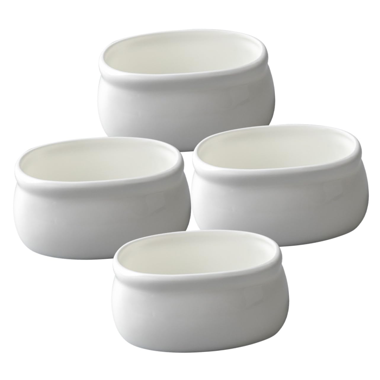 Cabilock 4pcs Ceramic Sugar Packet Holder Modern Tea Bag Organizer for Coffee Bar Elegant Design Space Saving Storage for Sweeteners Tea Bags and Items