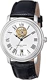 Frederique Constant Unisex Analog Automatic Uhr mit Leder Armband FC-315M4P6