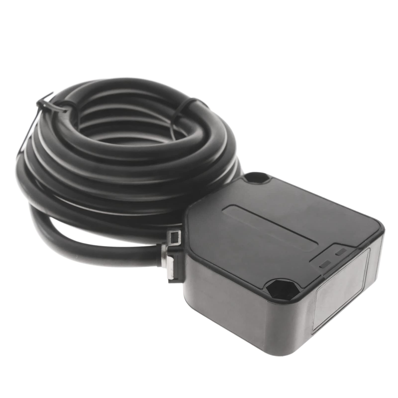 BeMatik - Sensor interruptor célula fotoeléctrica 4 hilos NO+NC 24-240VAC 24-240VDC 10-30cm autoreflexiva