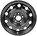 Dorman 939-157 17 X 6.5 In. Steel Wheel Compatible with Select Chrysler / Dodge Models, Black