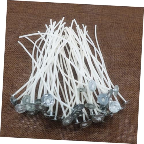 50 mechas para velas pre enceradas con soporte para manualidades miniatura 3