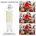 G9 LED Light Bulbs 5W, JandCase 40W Halogen Equivalent, 6000K High Brightness 400LM, G9 Base, Non-Dimmable, Flicker-Free, Daylight White for Home Lighting, Chandeliers, Household Applications, 5 Pack