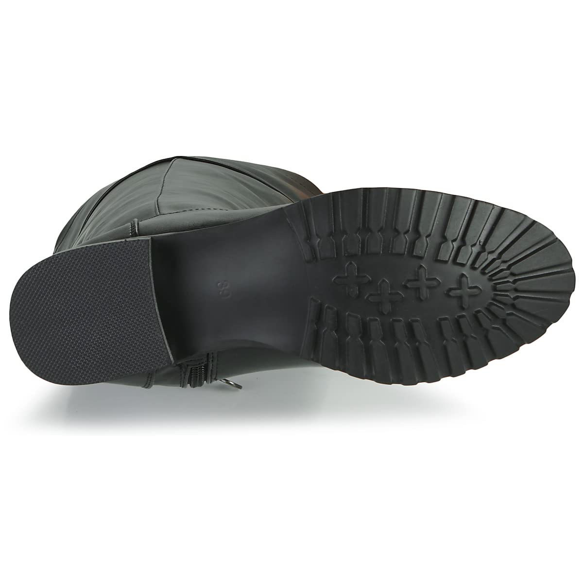 CHATTAWAK - Bota alta hasta la rodilla, color negro, 38 EU, Negro, 38 EU