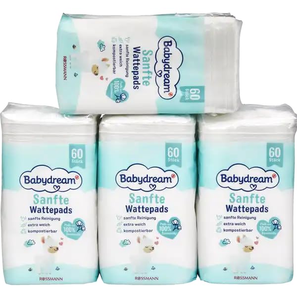 Babywattepads Extra Weich 4X 60 Stück