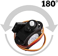 Vista 2 de 0.07 oz RC Micro servo 0.07 oz sub mini servo 180 grados DM-S0020 4.8V-6V para RC Hobby piezas (2PCS)