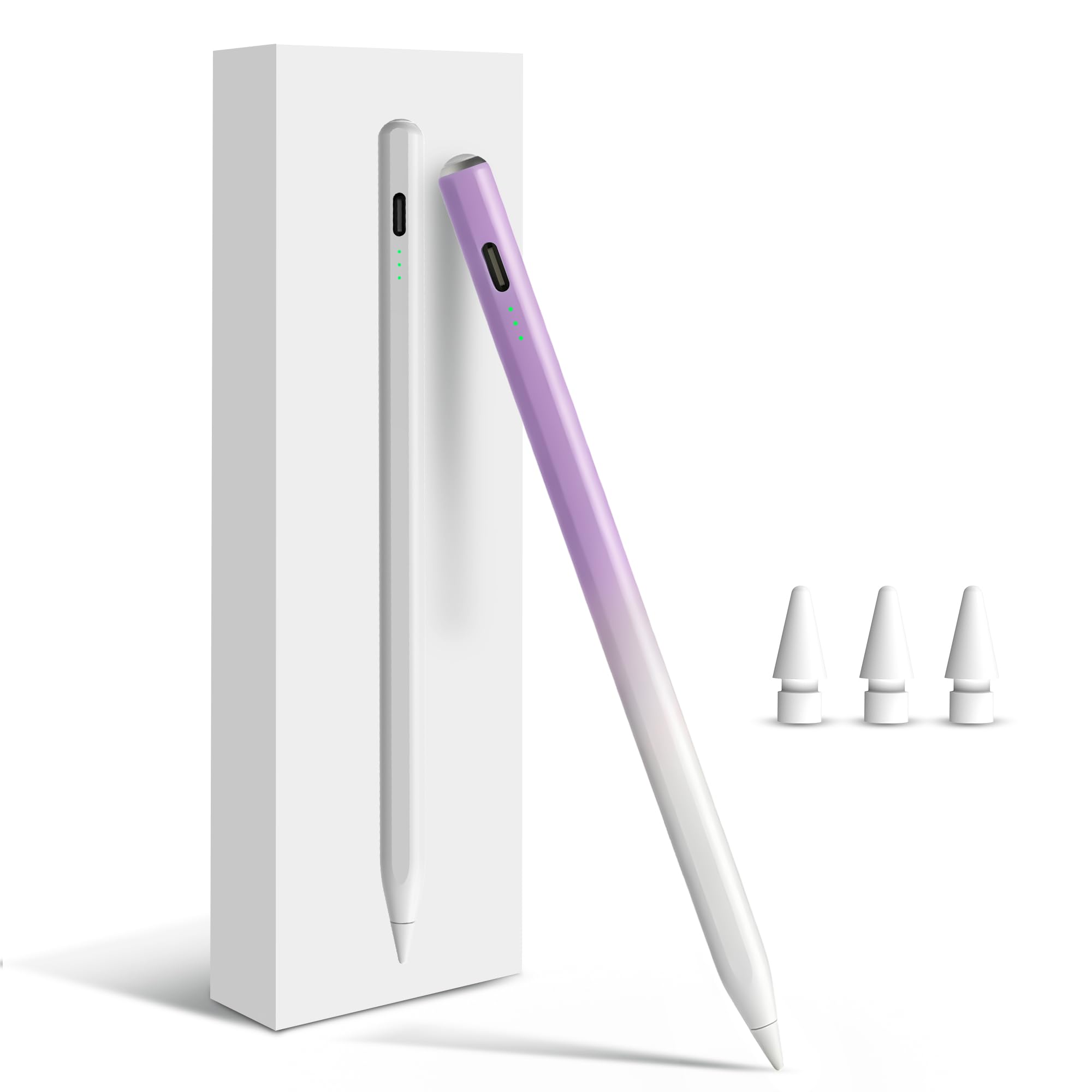 Photo 1 of Penlike Pencil for Apple iPad A16 10th, Fast Charge Stylus Pen for 2026-2018 iPad A16/11-6th, Air 11"/13" M4/M3/M2/5th-3rd, Pro 13/11/M4/12.9, Mini A17 Pro/6/5th Palm Rejection Tilt Sensitivity