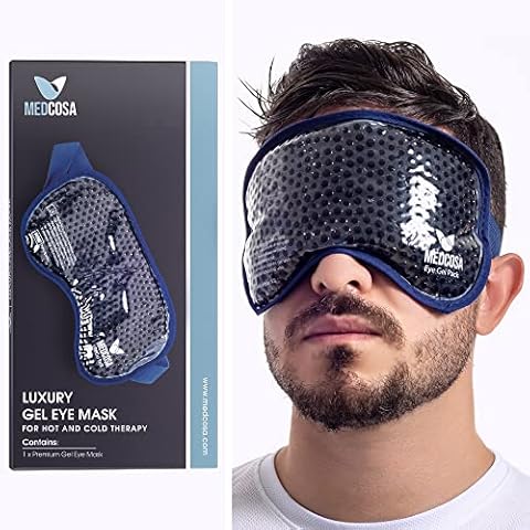 Medcosa Eye Ice Pack | Cool & Soothe Your Tired Eyes with Our Cold Gel Mask | Cooling Pain Relief for Puffy Eyes, Aiding Migraines & Aiding Sleeping Cover