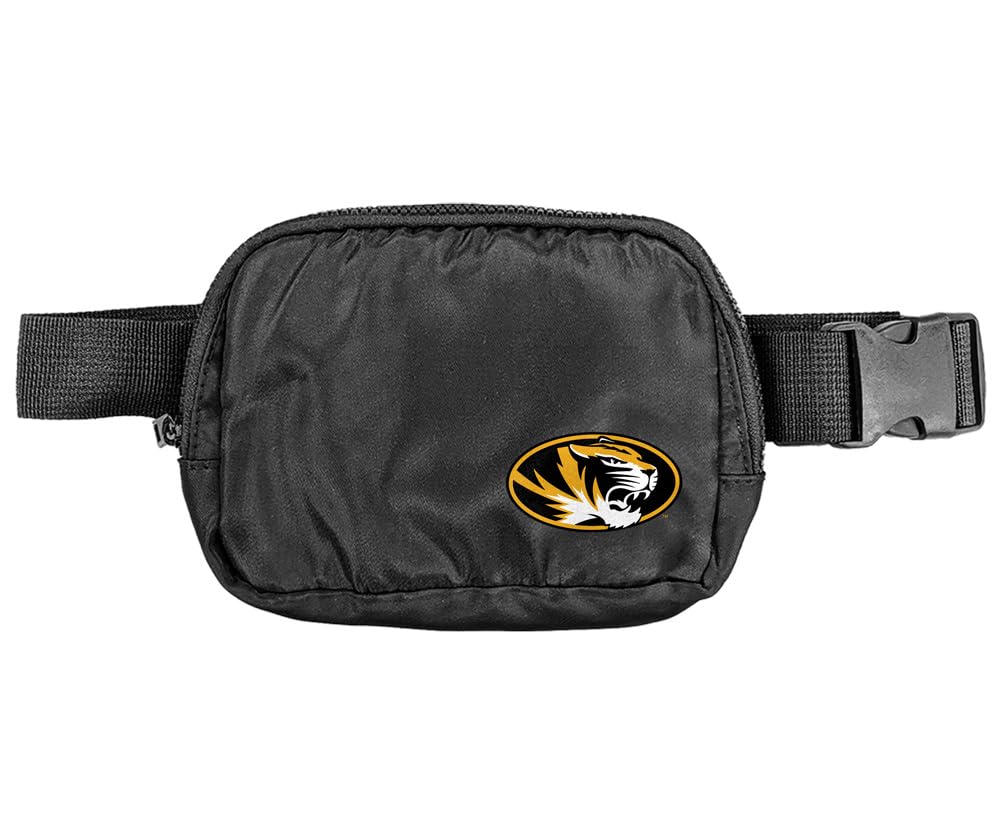 University of Missouri Primary Logo Belt Bag, Crossbody Fanny Pack for Women and Men, Adjustable