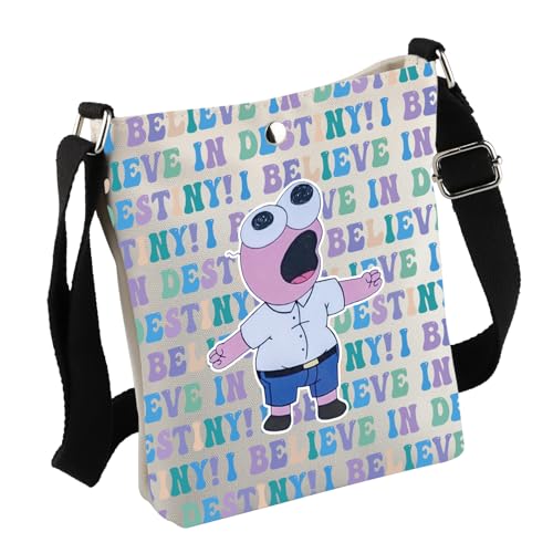 MNIGIU Smiling-F Cartoon Gift Pim Crossbody Bag Smiling-F Lover Gift Smiling-F Merchandise For Pim Fans