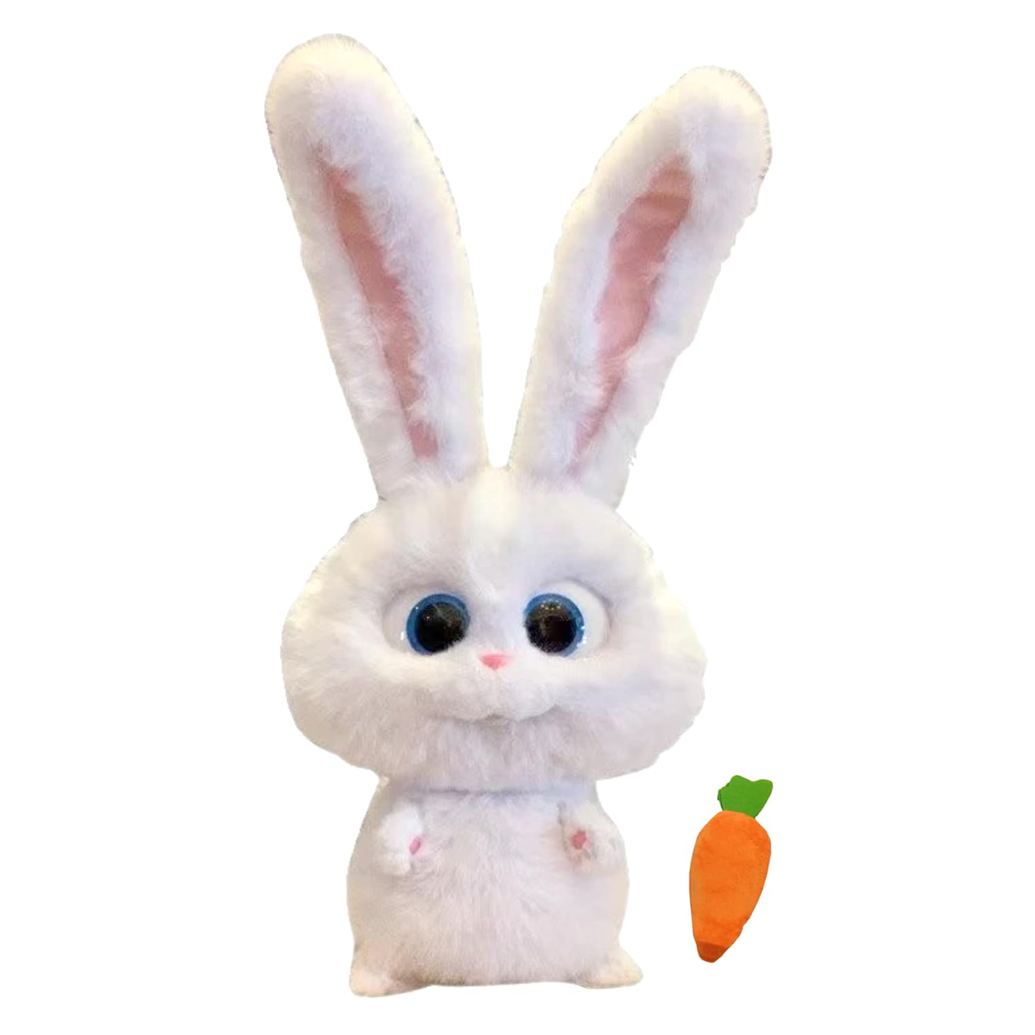yuanpulalala 12inch Secret Life Pets Exceed Cute Snowball Rabbit Boss Plush Doll (30cm Snowball Rabbit Boss B)