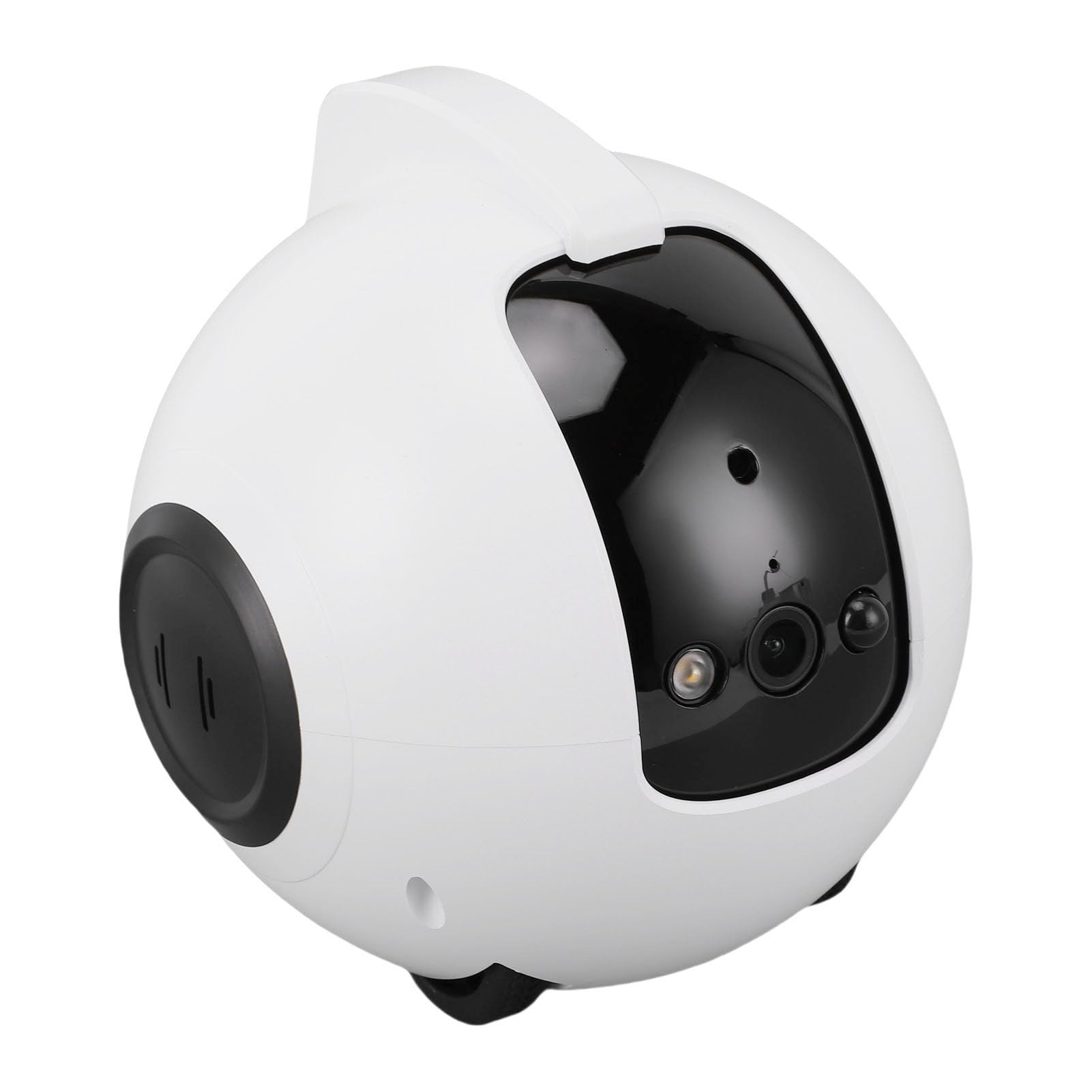 2,5K-Roboter-Haustierkamera mit 360°-Rädern, 4 MP HD-Kamera mit Automatischer Bewegung, Bidirektionale Videoanrufe, Nachtsicht und App-Steuerung für die Sicherheit zu Hause