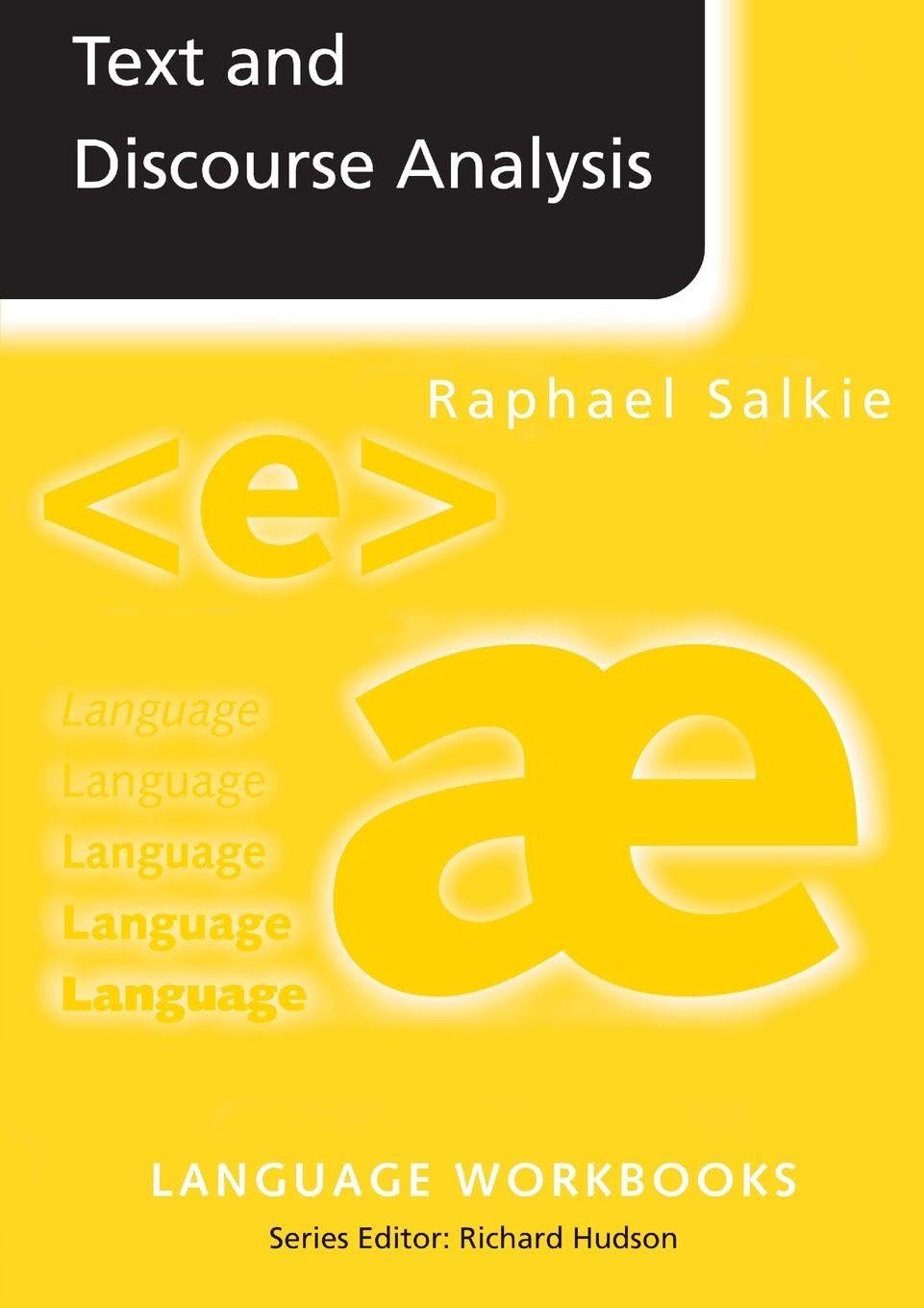 Text and Discourse Analysis (Language Workbooks)
