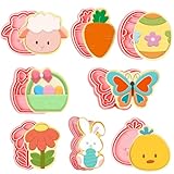 Photo Gallery leesgel 8 formine per biscotti pasquali, stampabili in 3d, con uova di pasqua, coniglio, fiori, farfalle, carote, per decorazioni pasquali e accessori per torte Photo Gallery leesgel 8 formine per biscotti pasquali, stampabili in 3d, con uova di pasqua, coniglio, fiori, farfalle, carote, per decorazioni pasquali e accessori per torte