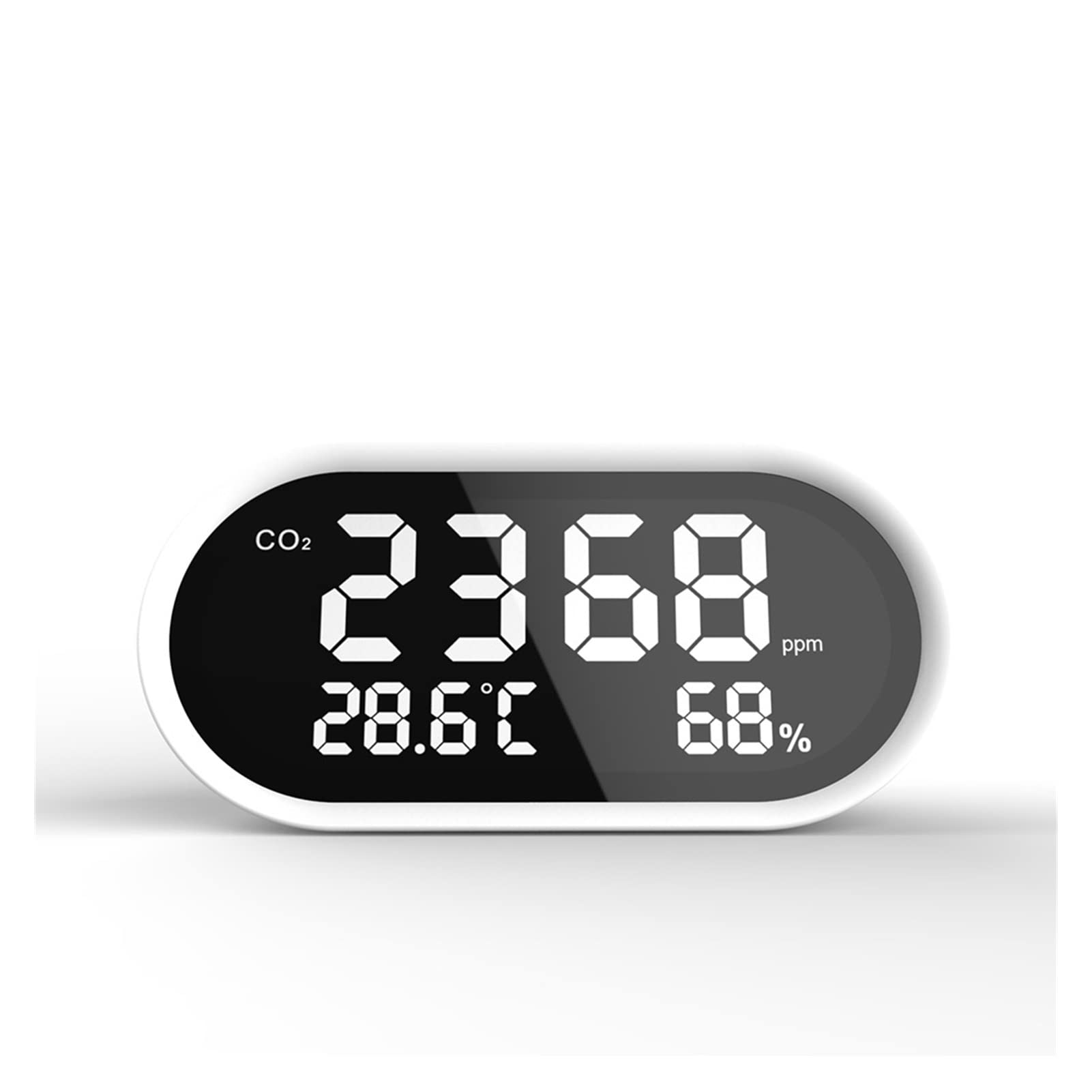 Gas Leak Detector Benchtop Carbon Dioxide Detector 3 in 1 Meter Wall Mount CO2 PM2.5 Temperature Humidity
