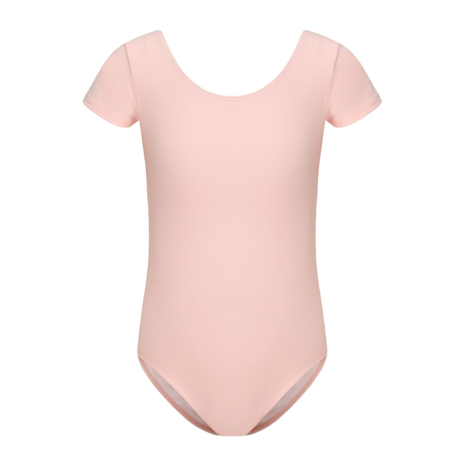HIPPOSEUS Maillot de Ballet Danza para Niña Mangas Corta Ballet Body Leotardos Danza Clásico Gimnasia Ritmica, AM0019DX — view 9