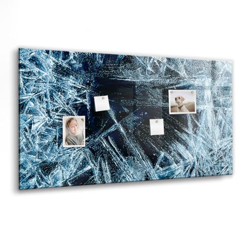 Tableau blanc vertical horizontal magnétique en verre 120x60cm pour mur