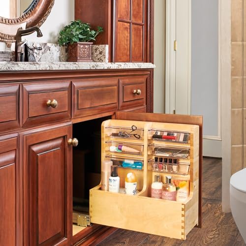 Image of Rev-A-Shelf 24 inch Pullout Kitchen /Bathroom Cabinet Organizer w /Soft-Close