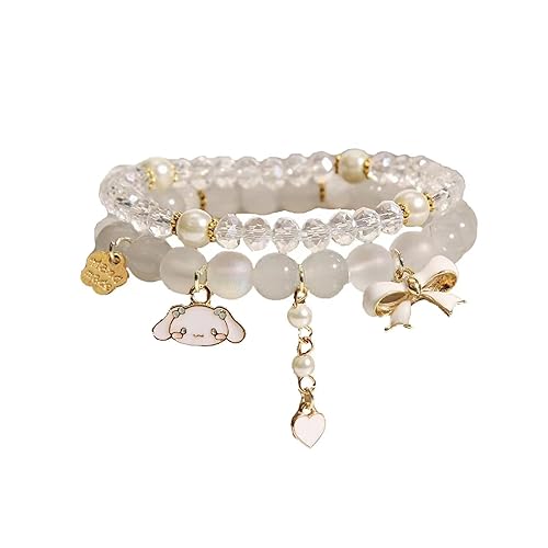 Cinnamoroll Crystal Bead Bracelet