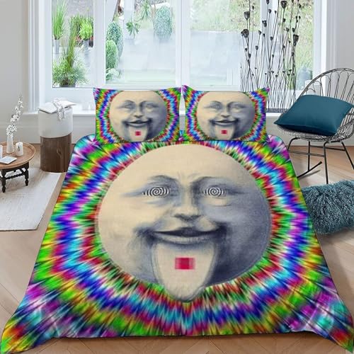 Housse de couette double microfibre 3D fini le linge de lit difficile à repasser - 3