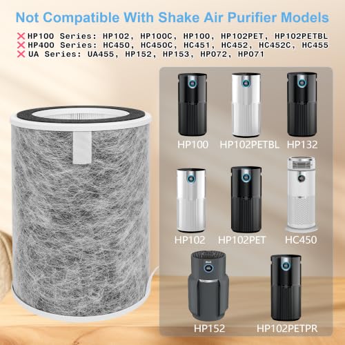 Image of HP201 HP200 HP302 True HEPA Replacement Filter for Shark Air Purifier MAX
