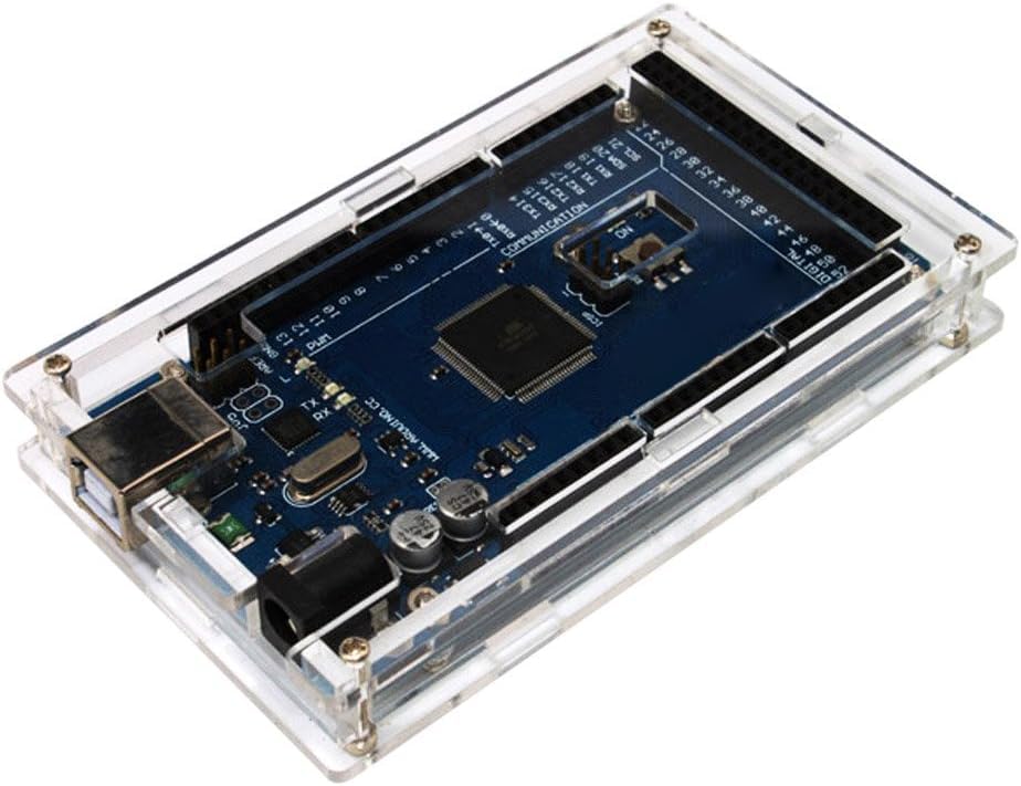 REES52 2560 Case Enclosure Transparent Gloss Acrylic Computer Box Compatible with Arduino Mega 2560 Rev3 R3, Genuino Mega 2560 Rev3-picture-23