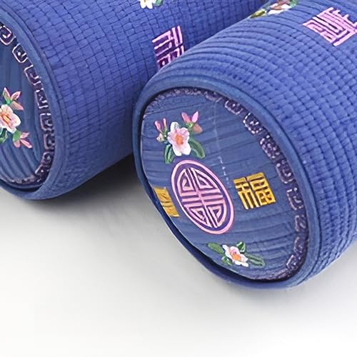 begozani PIGMENT PILLOW ブルー 大型 ヒノキ 昼寝枕 頸椎枕 首の痛み緩和 首と肩用ソバ皮 取り外し可能 洗えるカバー
