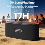 Monster Portable Bluetooth Speaker, 30W Loud Sound Wireless Speaker, IPX6 Waterproof Speaker, 17 Hours Playback, Bluetooth 5.4 TWS Pairing Portable Speakers for Home, Outdoors