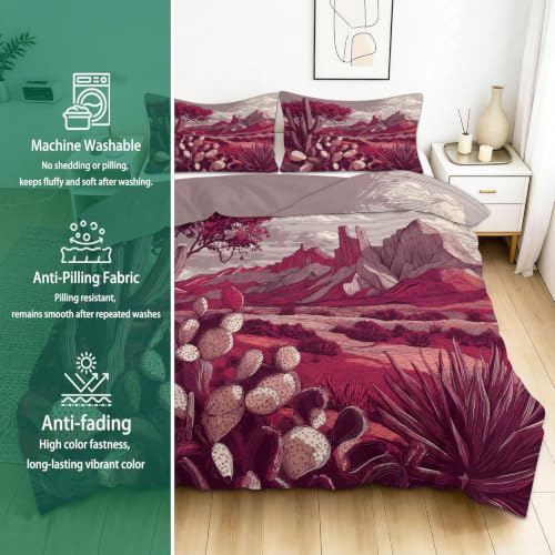 Housse de Couette Antibactérienne Parure Western Microfibre Douce - 4